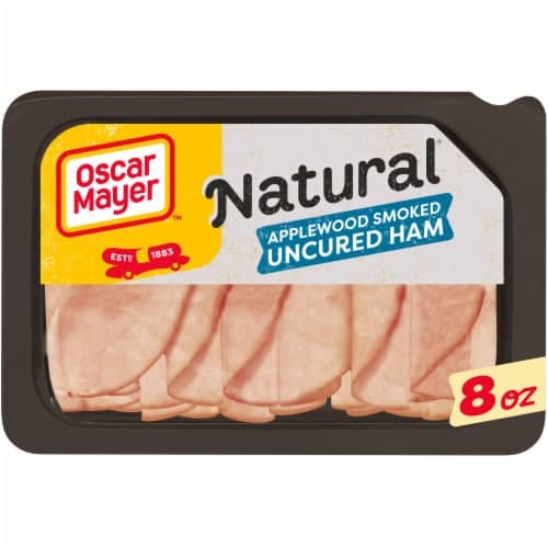 Oscar Mayer Natural Applewood Smoked Uncured Sliced Ham Deli Lunch Meat