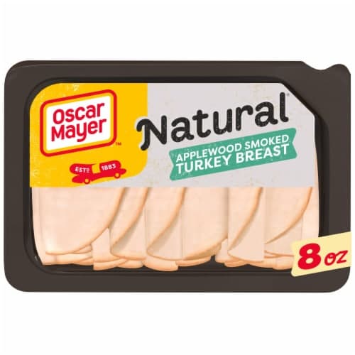 Oscar Mayer Natural Applewood Smoked Turkey Breast Sliced Lunch Meat Tray