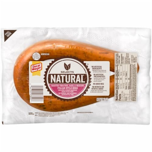 Oscar Mayer Selects Natural Italian Style Herb Uncured Cooked Sausage