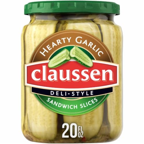Claussen Hearty Garlic Deli-Style Sandwich Pickle
