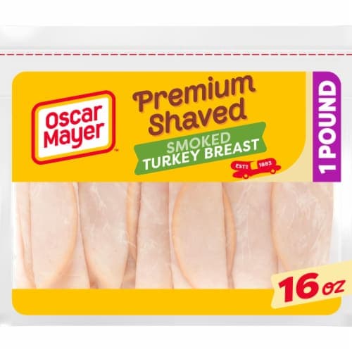 Oscar Mayer Premium Shaved Smoked Turkey Breast Lunch Meat