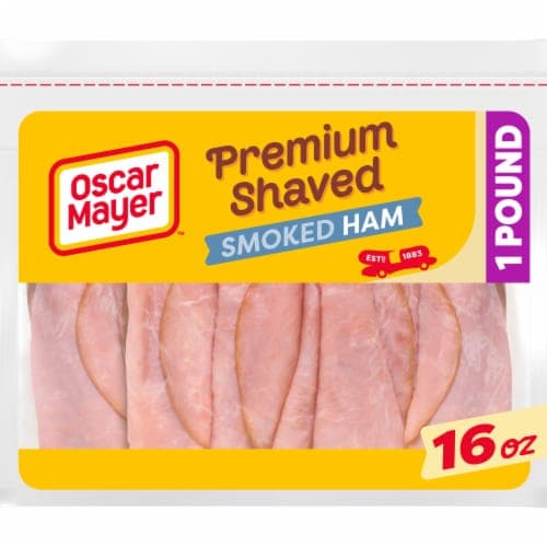 Oscar Mayer Premium Shaved Smoked Ham Sliced Deli Lunch Meat