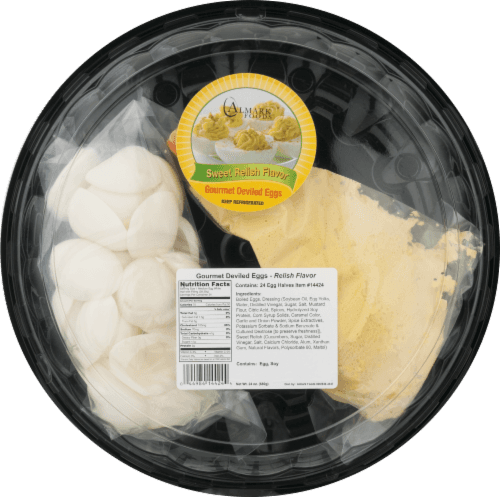 Almark Foods Deviled Eggs, Gourmet, Sweet Relish Flavor
