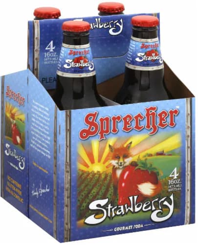 Sprecher Soda, Gourmet, Strawberry