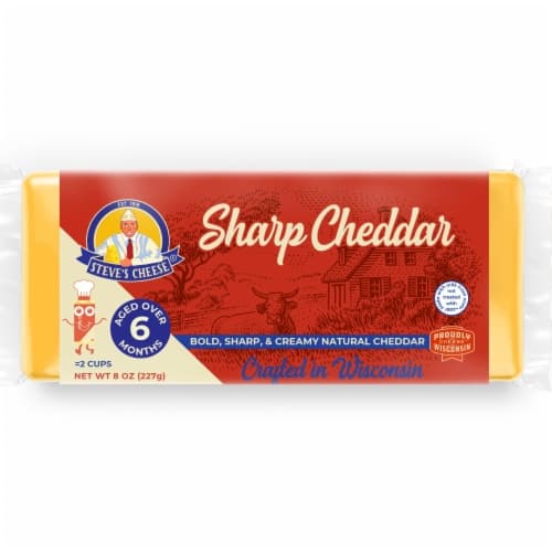 Steve'S Cheese Sharp Cheddar Block