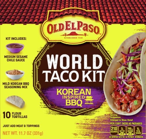 Old El Paso Taco Kit Korean Bbq
