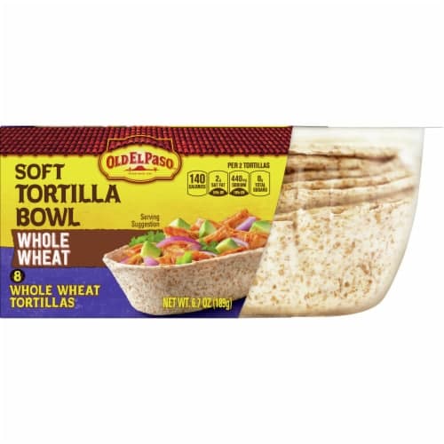 Old El Paso Whole Wheat Soft Tortilla Taco Bowls