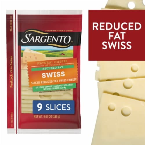 Sargento Reduced Fat Swiss Sliced Cheese