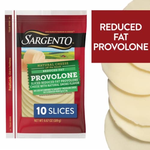 Sargento Reduced Fat Provolone Sliced Cheese