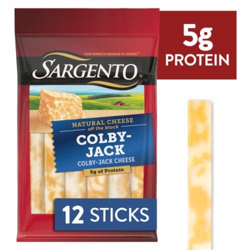 Sargento Cheese Snacks Sticks Colby Jack
