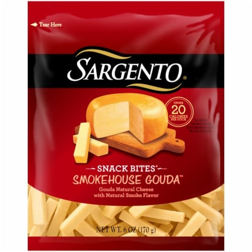 Sargento Cheese, Snack Bites, Smokehouse Gouda