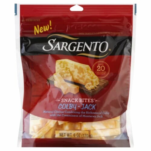 Sargento Snack Bites Cheese, Colby-Jack