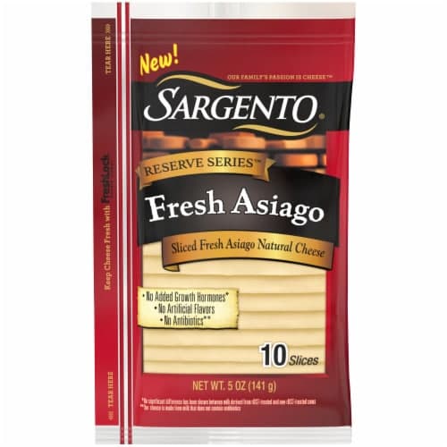 Sargento Reserve Series Sliced Fresh Asiago Natural Cheese
