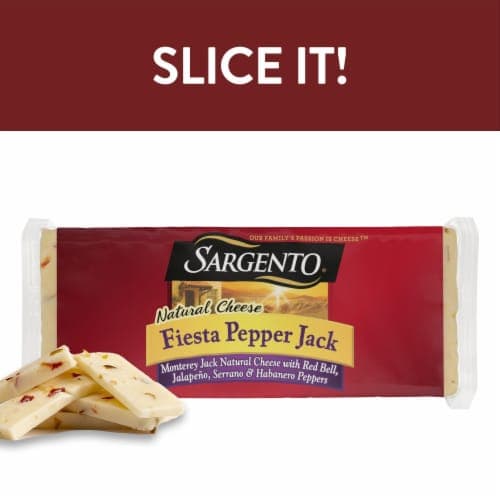 Sargento Fiesta Pepper Jack Natural Cheese