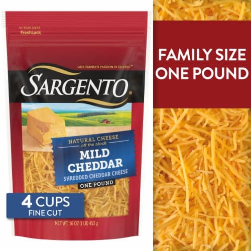 Sargento Mild Cheddar Shredded Cheese Fine Cut