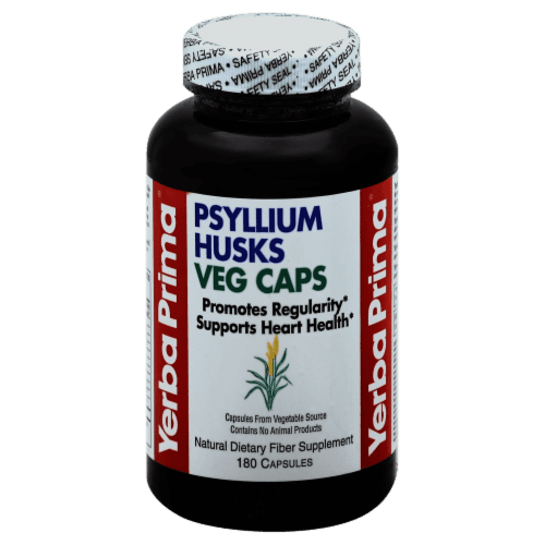 Yerba Prima Psyllium Husks Veg Capsules