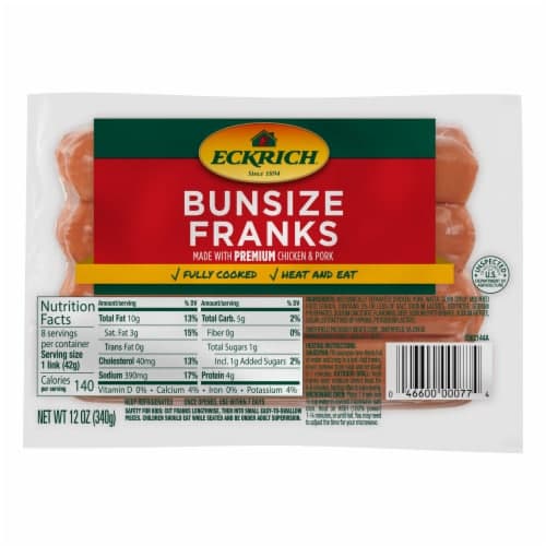 Eckrich Bun Size Franks