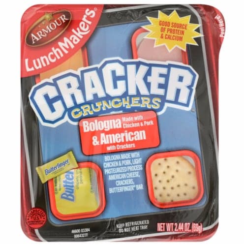 Armour Lunchmakers Bologna & Cheese Kit With Butterfinger
