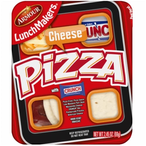 Armour Lunchmakers Cheese Pizza Kit With Crunch Bar