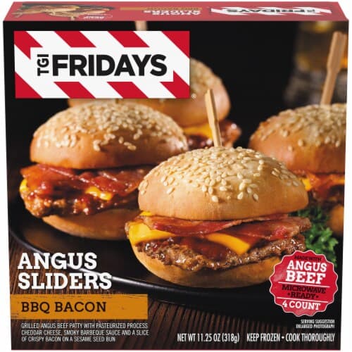 Tgi Fridays Angus Bbq Bacon Sliders,  Appetizer