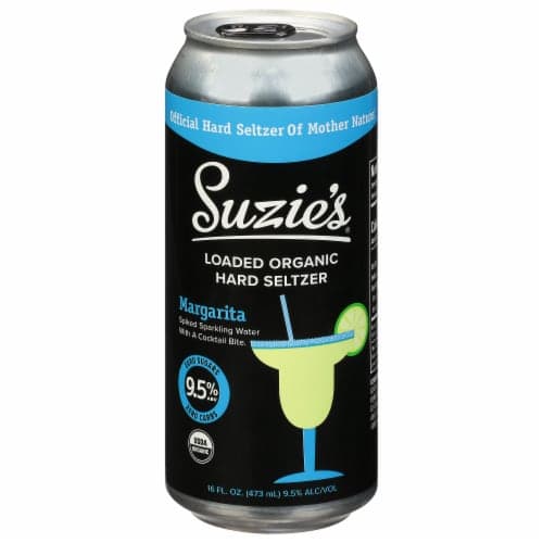 Suzie'S Loaded Organic Margarita Flavored Hard Seltzer