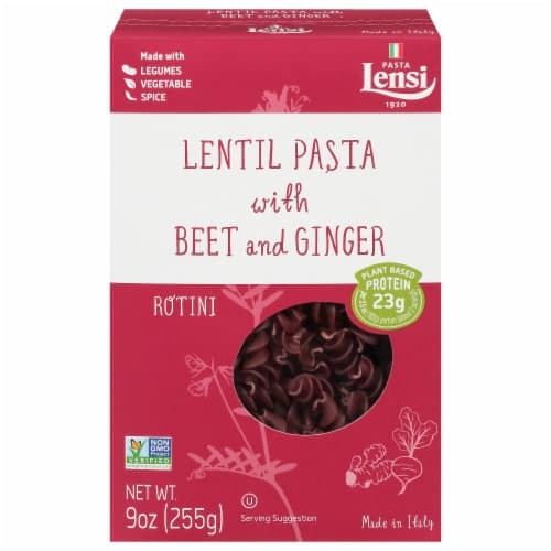 Pasta Lensi Lentil Pasta With Beet And Ginger