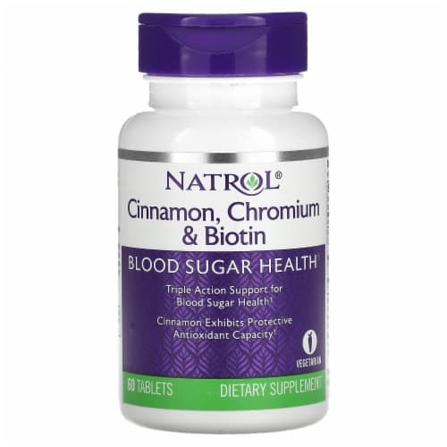 Natrol Cinnamon Biotin Chromium