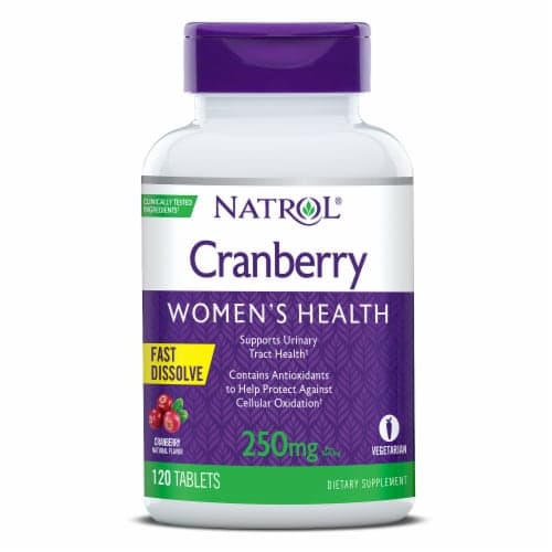 Natrol Cranberry Fast Dissolve Tablets Cranberry Flavor
