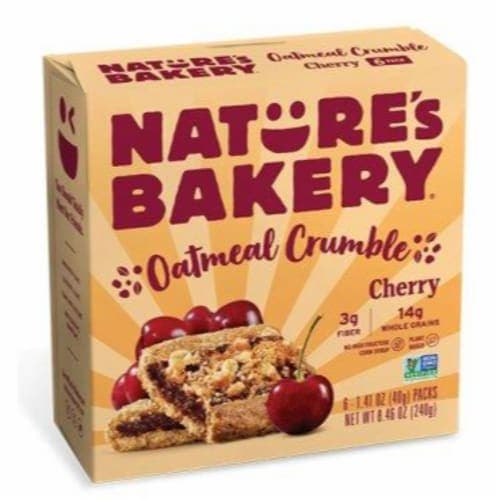 Nature'S Bakery Oatmeal Crumble Cherry Bars