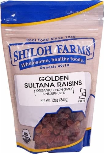 Shiloh Farms  Organic Raisins Golden Sultana