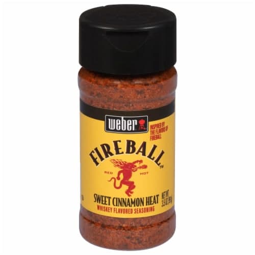 Weber Fireball Sweet Cinnamon Heat Whiskey Flavored Seasoning