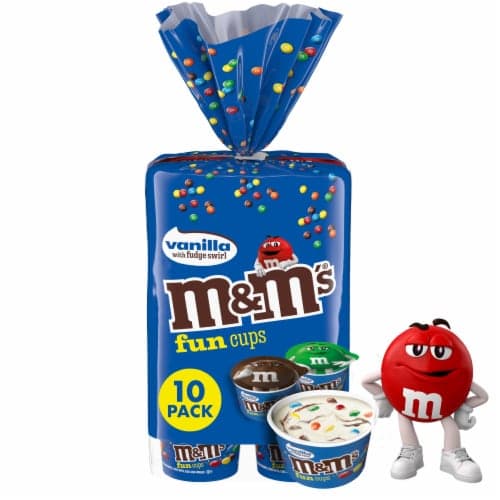 M&M'S Vanilla Ice Cream With Chocolate Swirl Fun