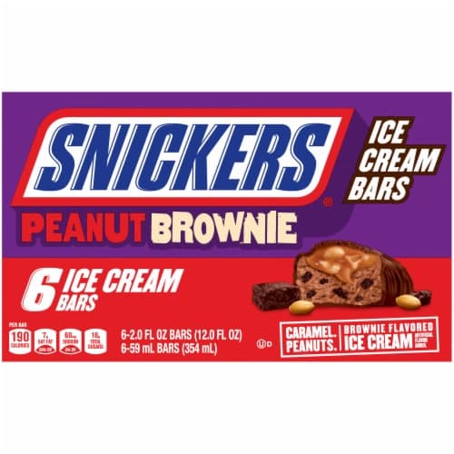 Snickers Peanut Brownie Ice Cream Bar