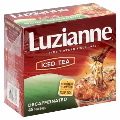 Luzianne Iced Tea Bags Decaffeinated