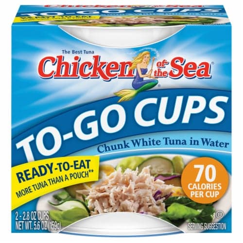 Chicken Of The Sea Tuna, White, Chunk, To-Go