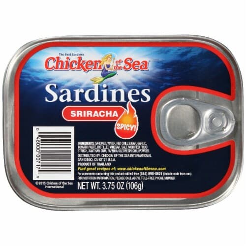 Chicken Of The Sea Sardines Sriracha Spicy!