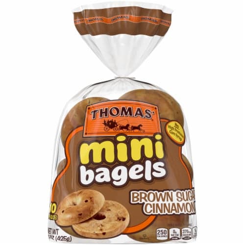 Thomas Bagels Mini Brown Sugar Cinnamon Pre Sliced