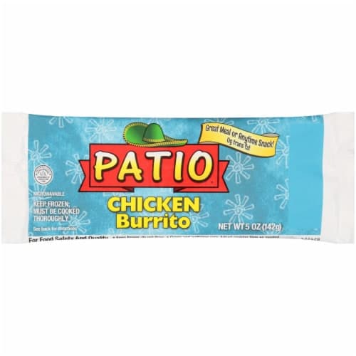 Patio Chicken Burrito. Wrapper
