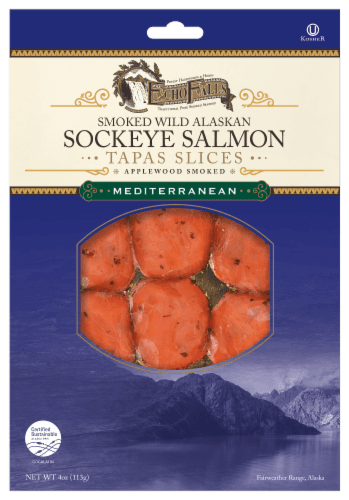 Echo Falls Wild Alaskan Mediterranean Style Sockeye Salmon Tapas