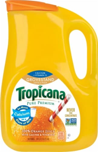 Tropicana Pure Premium Grovestand Orange Jc W/Calcium