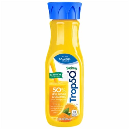 Tropicana Trop50 No Pulp With Calcium + Vitamin D Orange Juice