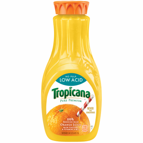 Tropicana Pure Premium Low Acid No Pulp Orange Juice. Oz.