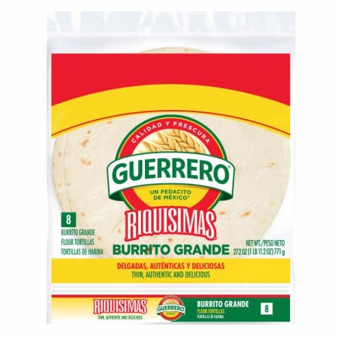 Guerrero Tortillas Flour Burrito De Harina Riquisimas Grande Bag