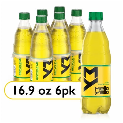 Mello Yello Citrus Flavored Soda Pop Soft Drinks