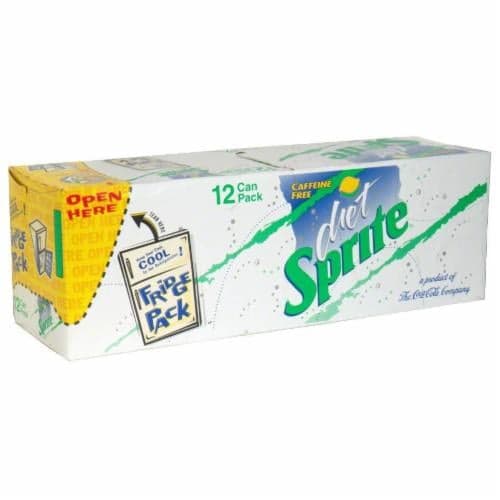 Sprite Soda, Diet, Fridge