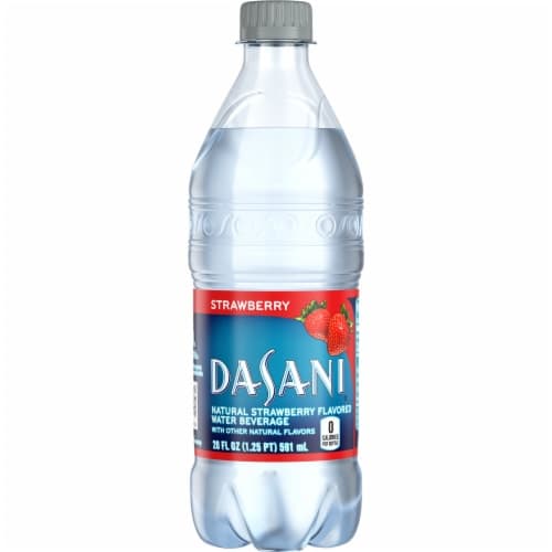 Dasani Water Beverage, Natural Strawberry Flavored