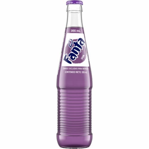 Fanta Soda Pop Mexico Grape Fruit Flavored