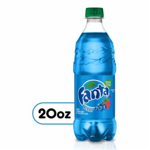 Fanta Berry Fruit Flavored Caffeine Free Soda