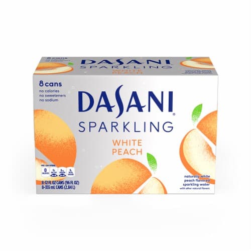 Dasani Sparkling White Peach Fridge Pack Cans