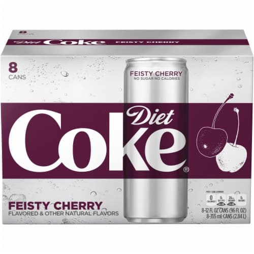 Diet Coke Feisty Cherry Fridge Pack Cans